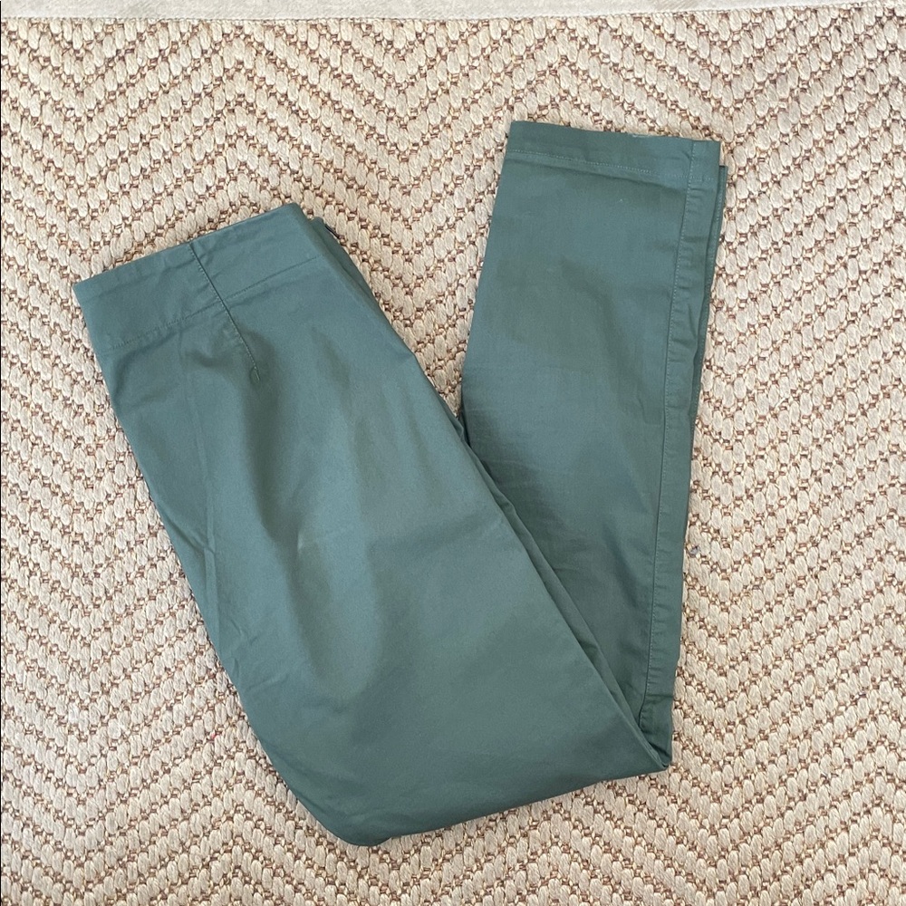 Kit and Ace - Classic Slim Preppy Pants - Green - 10